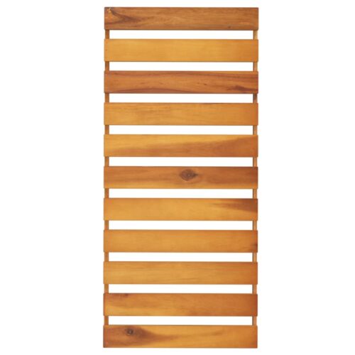3-Tier Folding Shelf Brown 70x31x63cm Solid Wood Acacia - Image 7