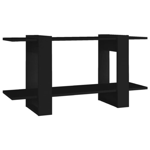 Book Cabinet Black 100x30x51cm Engineered Wood - Image 2