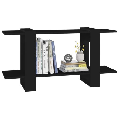 Book Cabinet Black 100x30x51cm Engineered Wood - Image 5