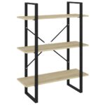 Book Cabinet Sonoma Oak 80x30x105cm Engineered Wood