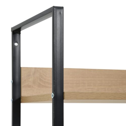 4-Layer Book Shelf Oak 60x27.6x124.5cm Engineered Wood - Image 5
