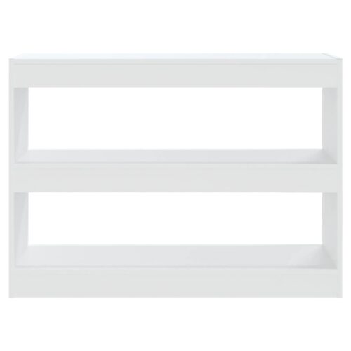 Book Cabinet/Room Divider White 100x30x72cm - Image 3