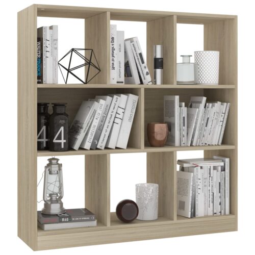 Book Cabinet Sonoma Oak 97.5x29.5x100cm Engineered Wood - Image 3