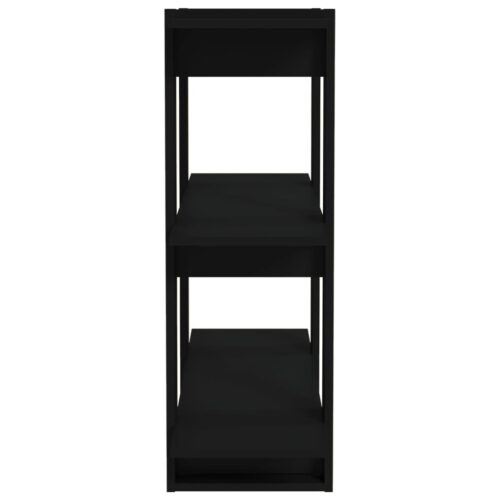 Book Cabinet/Room Divider Black 80x30x87cm - Image 6