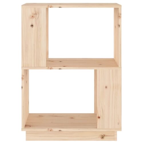 Book Cabinet/Room Divider 51x25x70cm Solid Wood Pine - Image 5