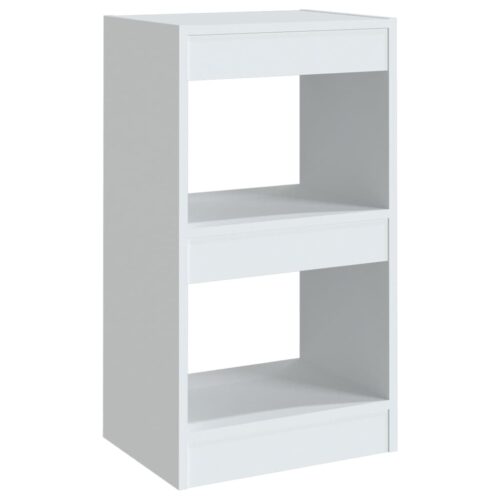 Book Cabinet/Room Divider White 40x30x72cm - Image 2