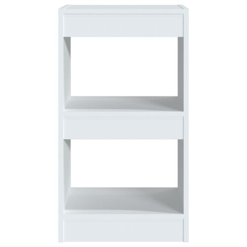 Book Cabinet/Room Divider White 40x30x72cm - Image 3