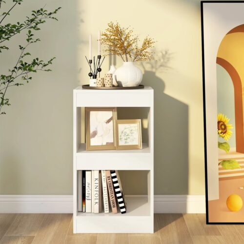 Book Cabinet/Room Divider White 40x30x72cm - Image 5