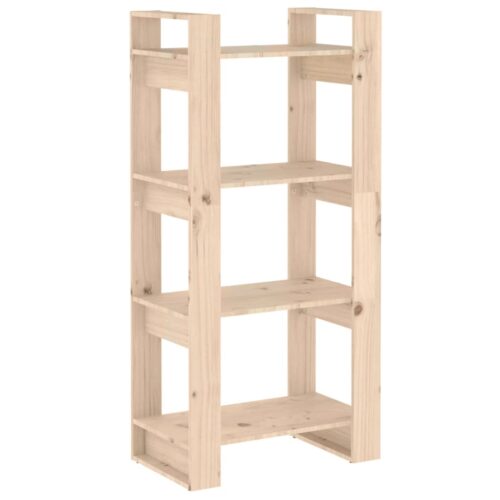 Book Cabinet/Room Divider 60x35x125cm Solid Wood - Image 2