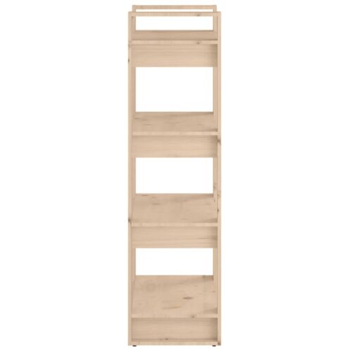 Book Cabinet/Room Divider 60x35x125cm Solid Wood - Image 4