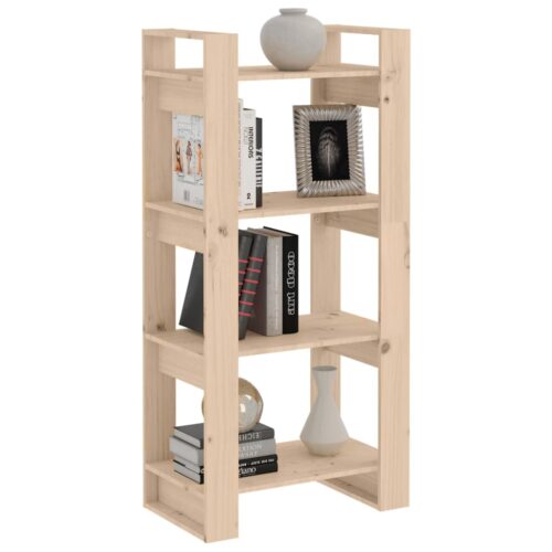 Book Cabinet/Room Divider 60x35x125cm Solid Wood - Image 5