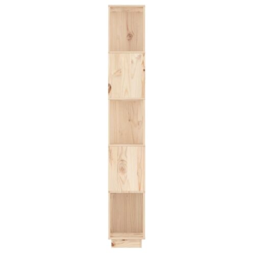 Book Cabinet/Room Divider 51x25x163.5cm Solid Wood Pine - Image 6