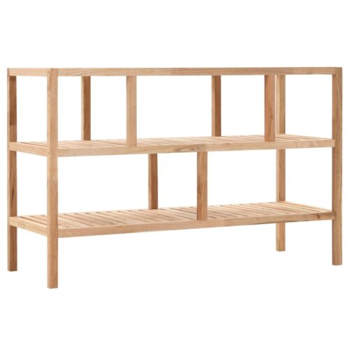 Bathroom Shelf Solid Walnut Wood 100x40x65cm