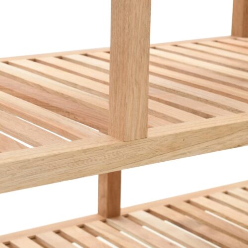 Bathroom Shelf Solid Walnut Wood 100x40x65cm - Image 4