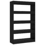 Wooden Bookshelf Display Shelf Book Storage Bookcase Cabinet Stand Rack Black