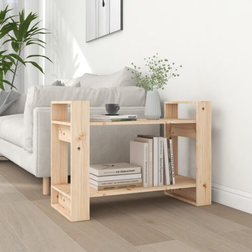 Book Cabinet/Room Divider 80x35x56.5cm Solid Wood Pine