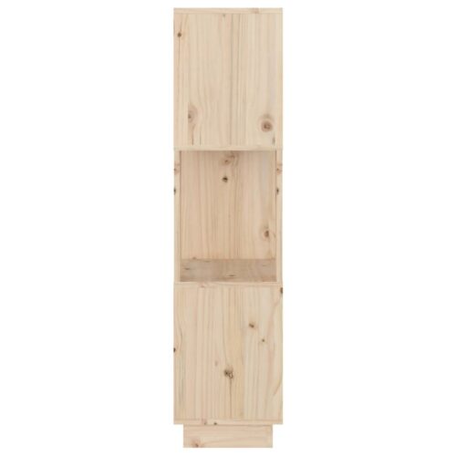 Book Cabinet/Room Divider 51x25x101cm Solid Wood Pine - Image 6