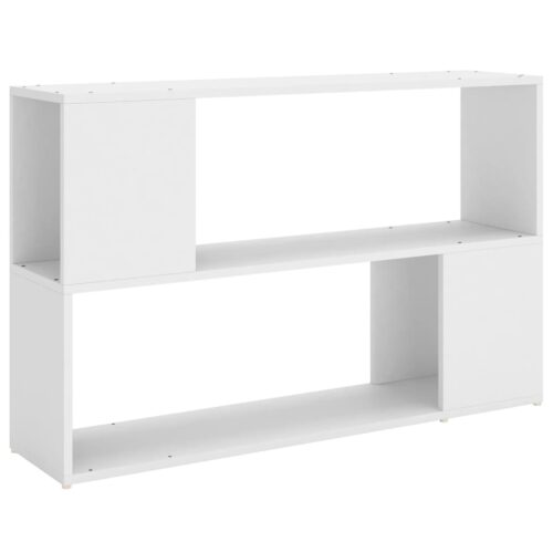 Book Cabinet White 100x24x63cm Engineered Wood - Image 2