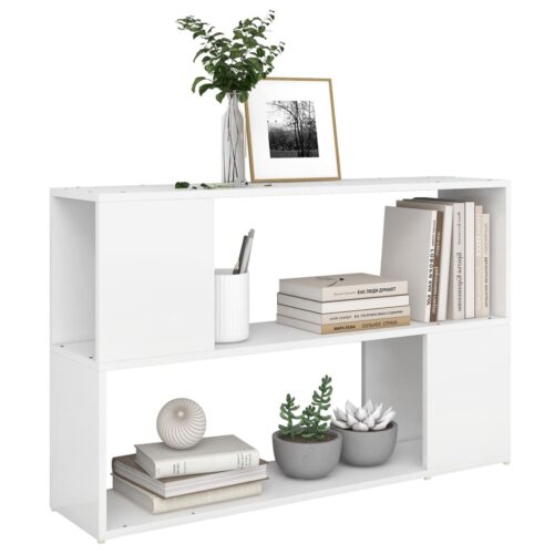Book Cabinet White 100x24x63cm Engineered Wood - Image 5