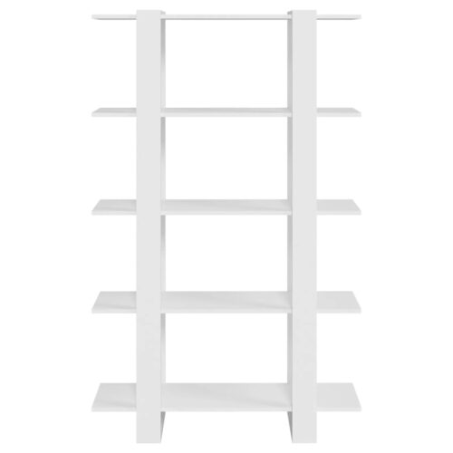Book Cabinet/Room Divider White 100x30x160cm - Image 3
