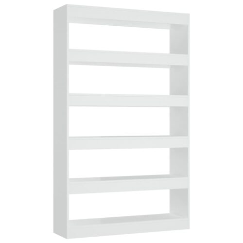 Book Cabinet/Room Divider White 100x30x166cm - Image 2