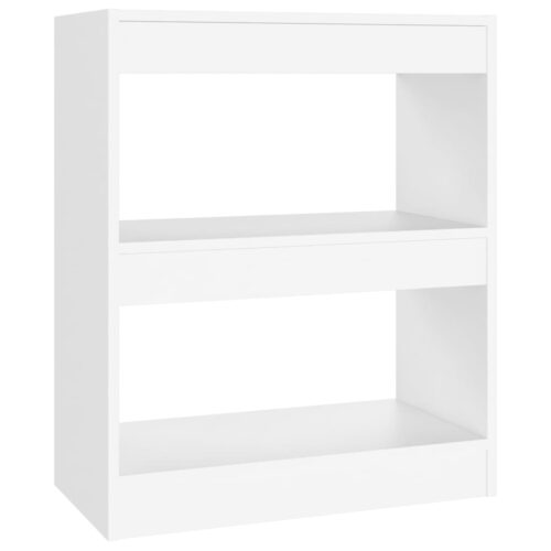 Book Cabinet/Room Divider White 60x30x72cm - Image 2