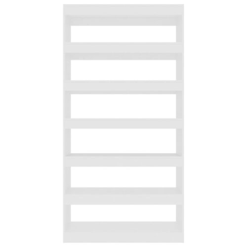 Book Cabinet/Room Divider White 100x30x198cm Engineered wood - Image 5