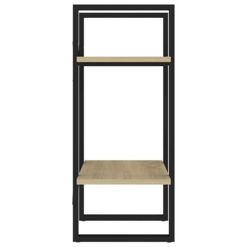 2-Tier Book Cabinet Sonoma Oak 40x30x70cm Engineered Wood - Image 6