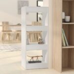 Book Cabinet/Room Divider White 40x30x103cm Engineered Wood