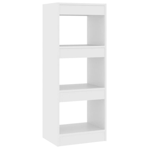 Book Cabinet/Room Divider White 40x30x103cm Engineered Wood - Image 2