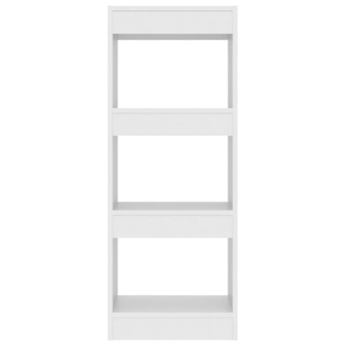Book Cabinet/Room Divider White 40x30x103cm Engineered Wood - Image 5