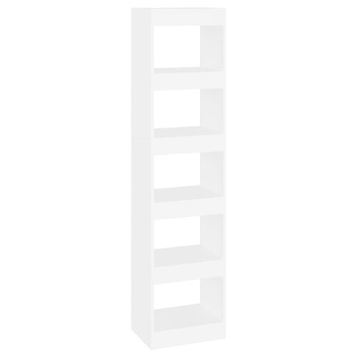 Book Cabinet/Room Divider White 40x30x166cm - Image 2