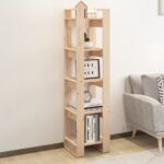 Book Cabinet/Room Divider 41x35x160cm Solid Wood Pine