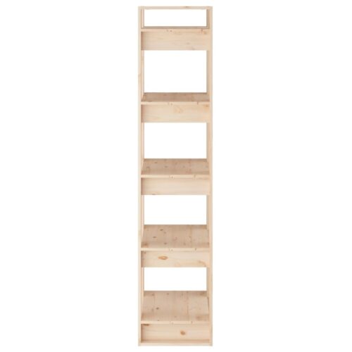 Book Cabinet/Room Divider 41x35x160cm Solid Wood Pine - Image 6