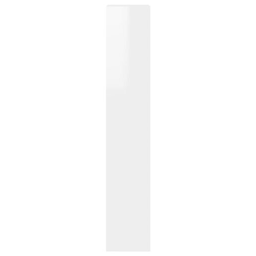 Book Cabinet/Room Divider High Gloss White 40x30x166cm - Image 6