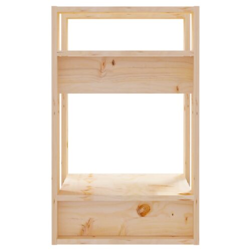 Book Cabinet/Room Divider 41x35x57cm Solid Wood Pine - Image 4