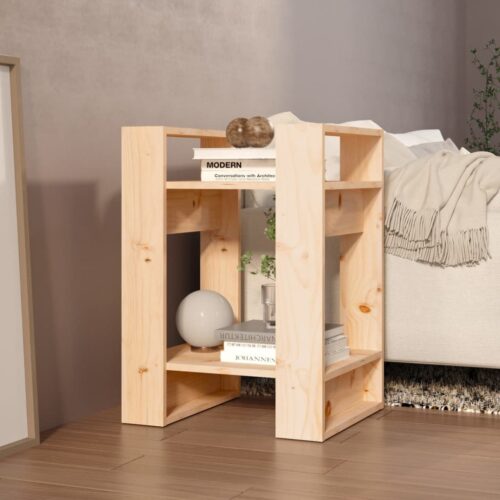 Book Cabinet/Room Divider 41x35x57cm Solid Wood Pine - Image 6