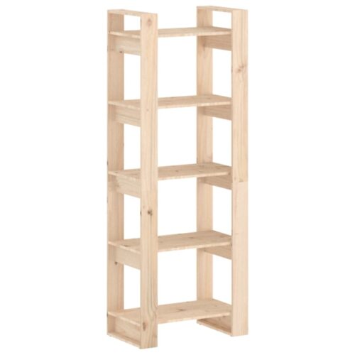 Book Cabinet/Room Divider 60x35x160cm Solid Wood - Image 2