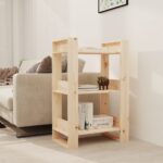Book Cabinet/Room Divider 60x35x91cm Solid Wood Pine