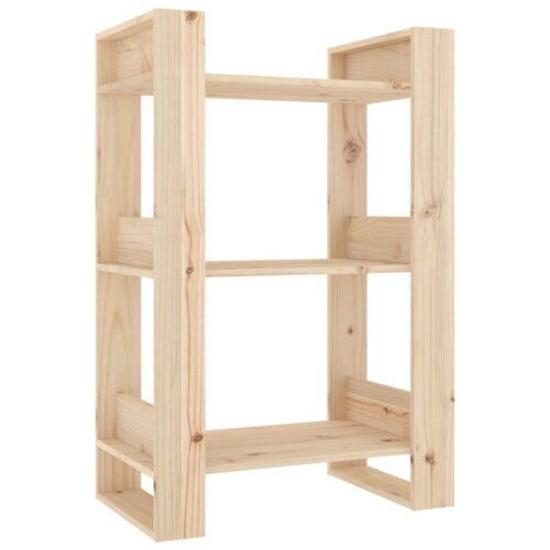 Book Cabinet/Room Divider 60x35x91cm Solid Wood Pine - Image 2