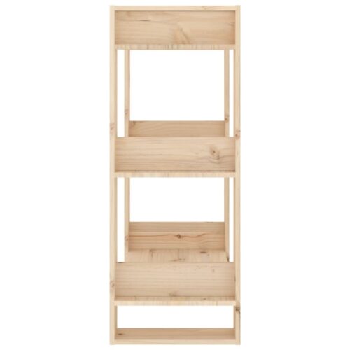 Book Cabinet/Room Divider 60x35x91cm Solid Wood Pine - Image 4