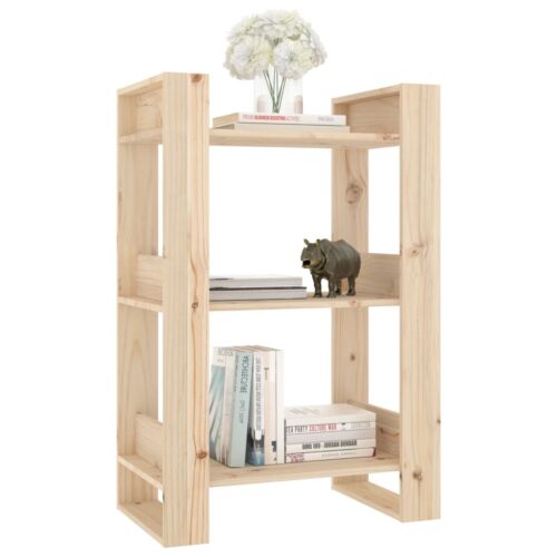 Book Cabinet/Room Divider 60x35x91cm Solid Wood Pine - Image 5