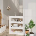 Book Cabinet/Room Divider White 80x30x103cm Engineered wood