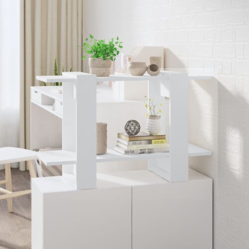 Book Cabinet/Room Divider White 80x30x51cm