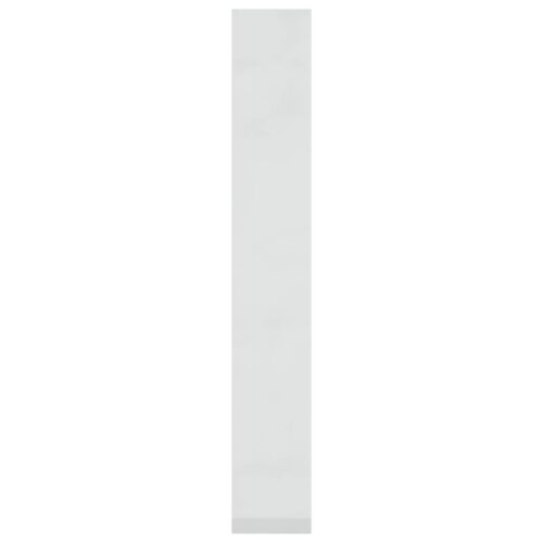 Book Cabinet/Room Divider High Gloss White 60x30x198cm - Image 6