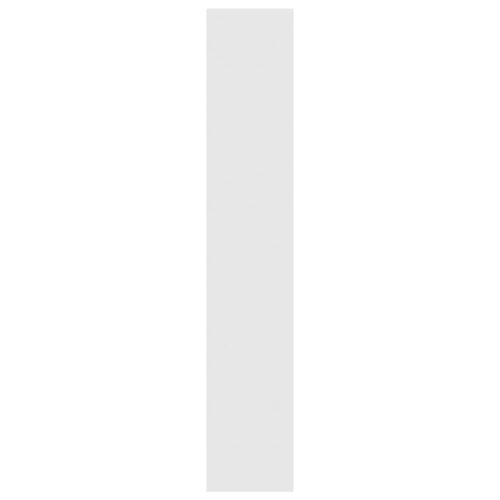 Book Cabinet/Room Divider White 60x30x166cm Engineered Wood - Image 6
