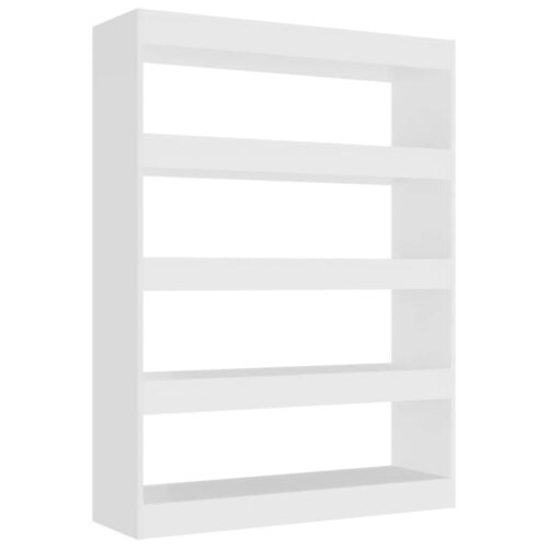 Book Cabinet/Room Divider White 100x30x135cm - Image 2