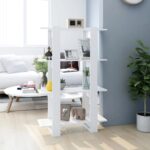 Book Cabinet/Room Divider White 80x30x123.5cm