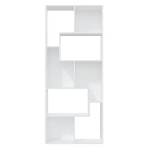 Book Cabinet White 67x24x161cm Engineered Wood - Image 7