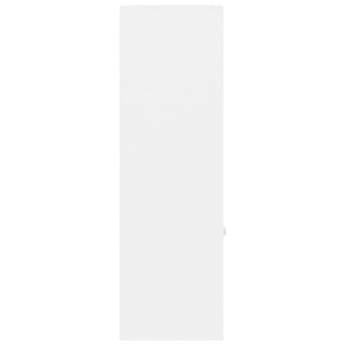 Book Cabinet White 98x30x98cm Engineered Wood - Image 8